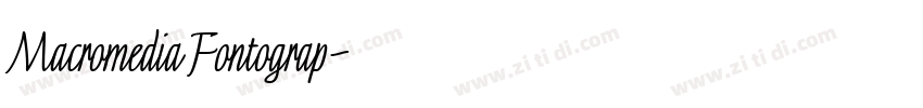 Macromedia Fontograp字体转换
